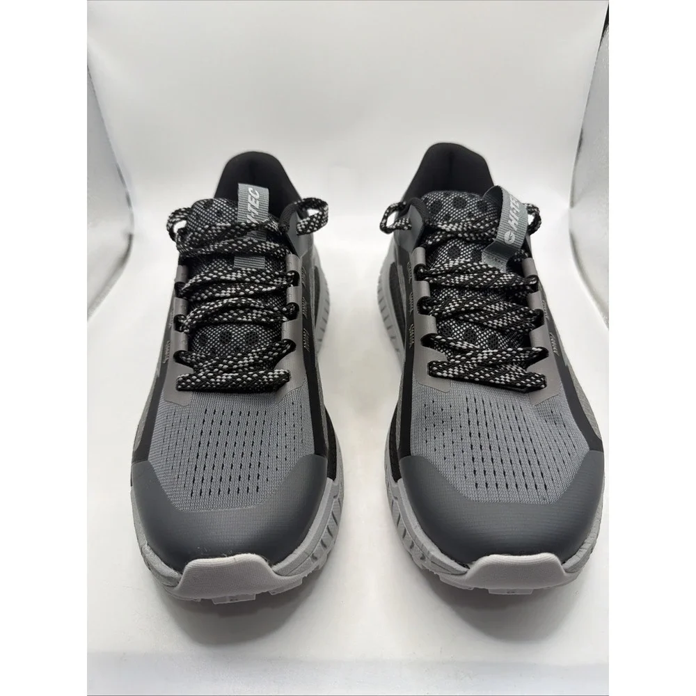 Hi-Tec Men's castle Rock‎ Black Microchip Hiking Trail Sneakers size 10 New